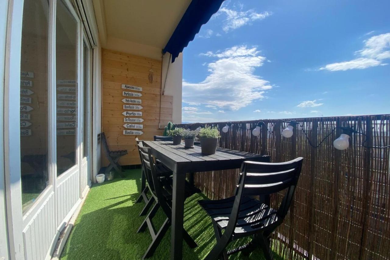 Apartmán Vue Mer Au Carre D'Or De Ajaccio - Parking, Wifi Exteriér fotografie