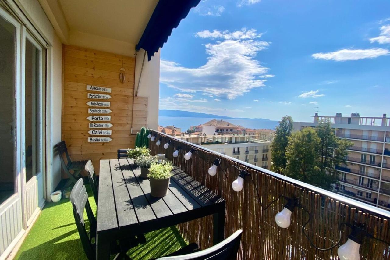Apartmán Vue Mer Au Carre D'Or De Ajaccio - Parking, Wifi Exteriér fotografie